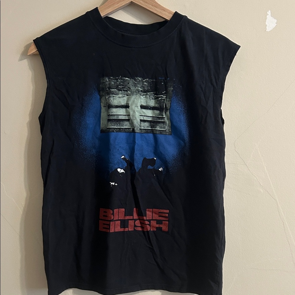 Primark Black Billie Eilish Graphic Tee